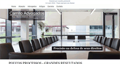 Desktop Screenshot of advocaciacarrillo.com.br